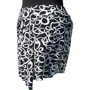 Cache Stretch Faux Wrap Hanky Hem Skirt Asymmetrical Hankey Hem New $128 NWT